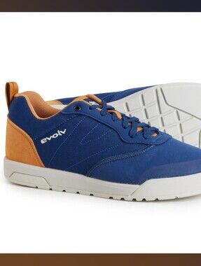 New Evolv Rebel Men 6 Hiking Performance Shoes Navy Sneakers TRAX Rubber Parkour
